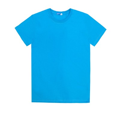 Футболка мужская, размер 44, цвет бирюзовый