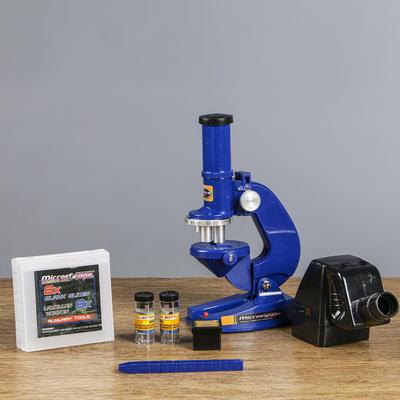 Микроскоп детский, с экраном - проектором, кратность увеличения 100–450х, с подсветкой