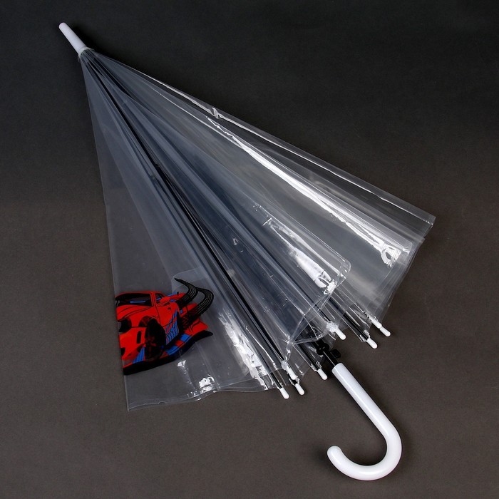 Зонт детский «Машинка»‎ прозрачный, d=90см - фото 1926064503