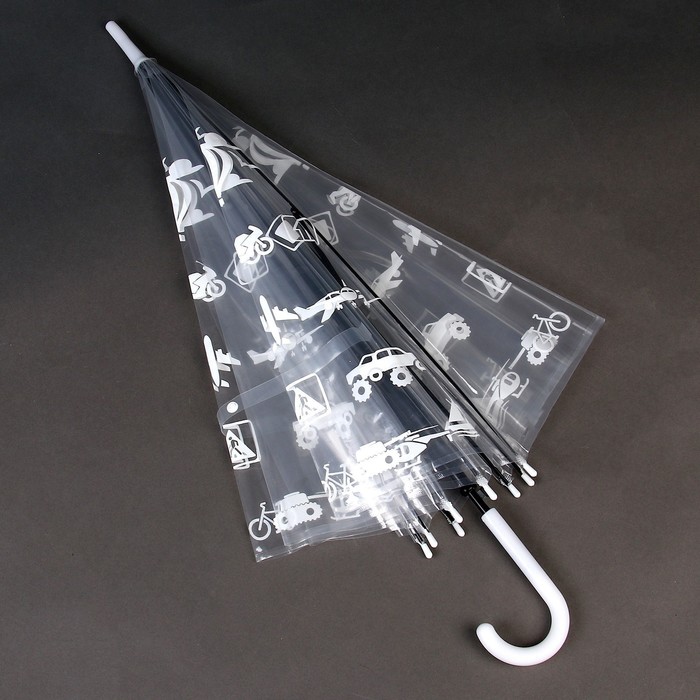 Зонт детский «Путешествуй»‎ прозрачный, d=90см - фото 1905636988