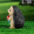 Садовая фигура из гипса «Ежик с цветами», 15×11×12 см - Фото 5