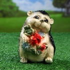 Садовая фигура из гипса «Ежик с цветами», 15×11×12 см - Фото 7