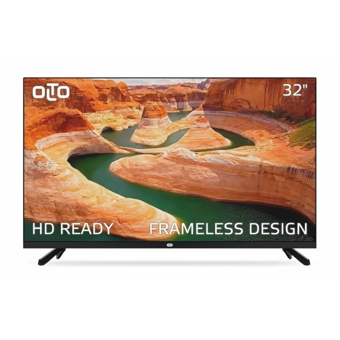 Телевизор OLTO 32T20H, 32", 1366х768, DVB-T2/C, 2хHDMI, 1хUSB, чёрный - Фото 1