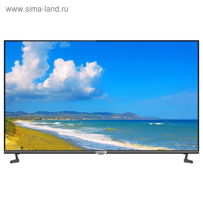 Телевизор Polarline 55PU52TC-SM, 55", 3840х2160, DVB-T2/C, 3хHDMI, 2хUSB, SmartTV, чёрный - Фото 1