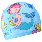 Набор для плавания детский ONLYTOP «Русалка»: шапочка, очки, беруши, зажим для носа - Фото 3