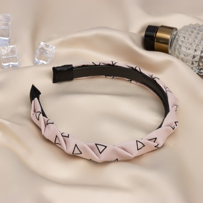 Ободок для волос «Амалия», треугольники, 2 см, МИКС
