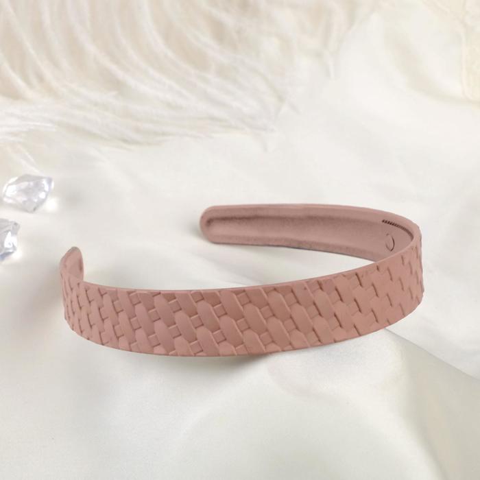 Ободок для волос «Матовый блик», плетение, 2.5 см, МИКС - Фото 1