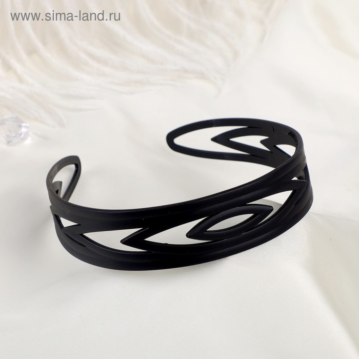 Ободок для волос «Матовый блик», лепестки, 3 см, МИКС - Фото 1