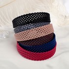 Ободок для волос «Матовый блик», 3 см, сеточка, МИКС - Фото 2