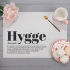 Салфетка на стол "Hygge", ПВХ, 40х29 см - фото 4301858