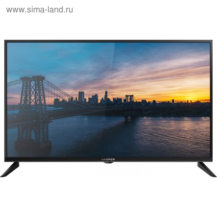 Телевизор Harper 32F670T, 32", 1920х1080, DVB-T2/C/S2, 2хHDMI, 1хUSB, черный - Фото 1