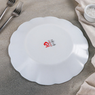 Тарелка обеденная Доляна «Летняя романтика», d=25,4 см, стеклокерамика - фото 7686645