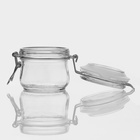 Банка для сыпучих продуктов Optima, 250 мл, с бугельным замком, стекло - Фото 3