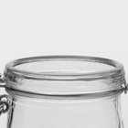 Банка для сыпучих продуктов Optima, 250 мл, с бугельным замком, стекло - Фото 4