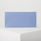 Кошелёк женский, 2 отдела на клапане, цвет голубой - Фото 2