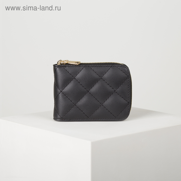 Визитница, 11 листов, цвет чёрный - Фото 1