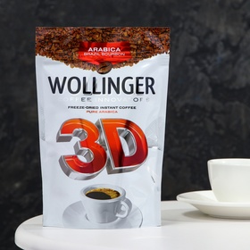 Кофе растворимый WOLLINGER 3D, 75 г 4895479