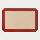 Армированный коврик Доляна, силикон, 30×20 см, цвет бежевый - фото 320093093