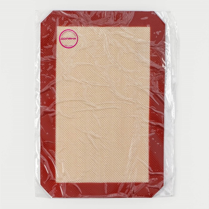 Армированный коврик Доляна, силикон, 30×20 см, цвет бежевый - фото 1908544640