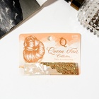 Заколка - автомат для волос «Геометрия», прямой кружевной, 8 см, золото - Фото 4