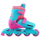 Роликовые коньки раздвижные ONLYTOP, р. 30-33, колёса PVC 64 мм 4605213 - фото 319800335