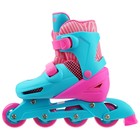 Роликовые коньки раздвижные ONLYTOP, р. 30-33, колёса PVC 64 мм 4605213 - фото 319800337