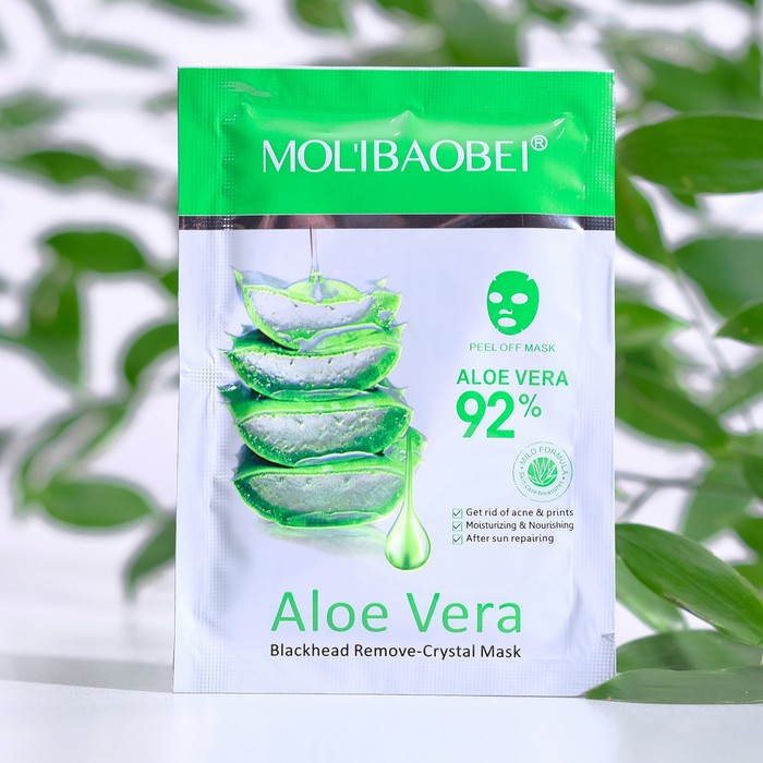 Маска для лица с экстрактом алоэ вера, 20 мл 19564