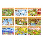 Настольная игра «Умное лото. Половинки: весёлые животные», в пакете - фото 24350073