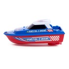 Катер «Морской патруль», работает от батареек, плавает, в пакете - фото 24350077