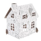 Набор для творчества «Домик», раскраска, в пакете - фото 21044138