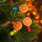 Набор декоративных прищепок «Апельсины» 2×12,5×10,5 см, МИКС - Фото 1