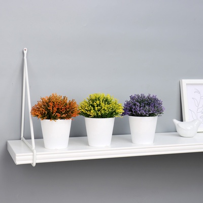 Искусственный цветок в горшке «Мелкие цветочки», 8×12 см, МИКС