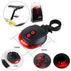 Задний фонарь с лазером «Мастер К», велосипедный, водонепроницаемый, 4 режима, 2ААА - Фото 1