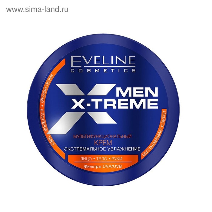 Крем для лица, рук и тела Eveline Men X-Treme «Мультифункциональный», увлажнение, 200 мл