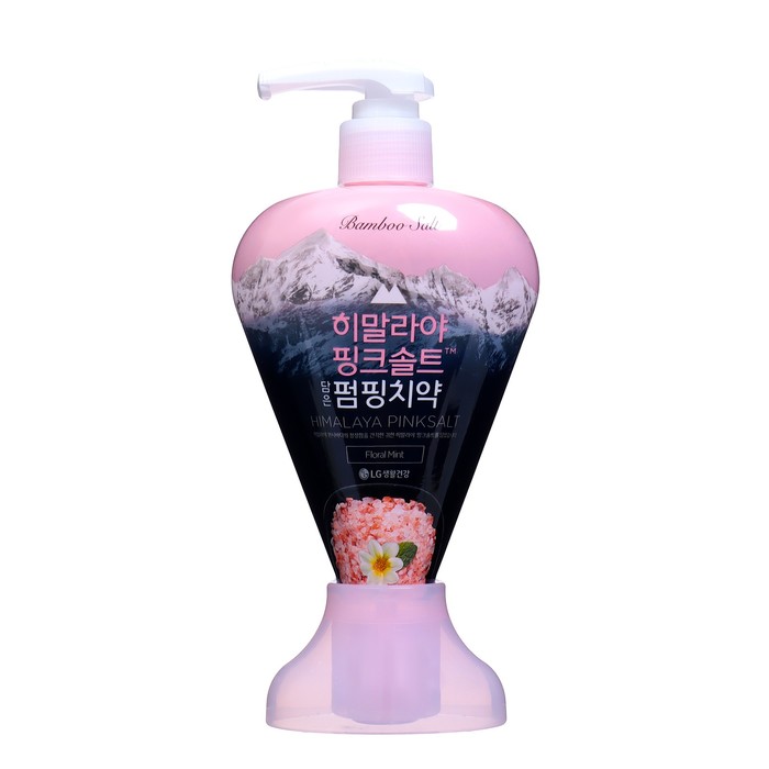 Зубная паста Perioe Pumping Himalaya Pink Salt Floral Mint, с гималайской солью, 285 г - Фото 1