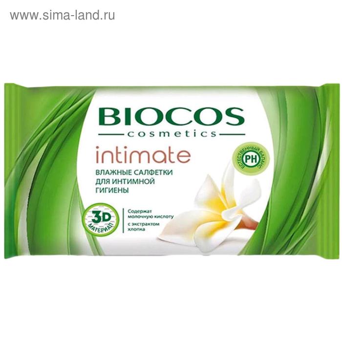 Влажные салфетки для интимной гигиены BioСos, 15 шт. - Фото 1