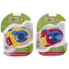 Фотоаппарат музыкальный, со световыми эффектами, работает от батареек, цвета МИКС - Фото 1