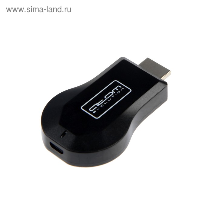 Медиастример Miracast ATOM-09, FullHD, Wi-Fi, Miracast/DLNA/Airplay, HDMI, microUSB - Фото 1