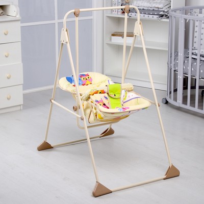 Качели детские напольные «Ветерок-Люкс», бежевый, МИКС