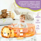 Развивающий коврик - манеж 3 в 1 «Лев», 68x68 см, 30 цветных шариков, 4 игрушки - Фото 2