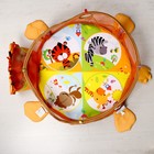 Развивающий коврик - манеж 3 в 1 «Лев», 68x68 см, 30 цветных шариков, 4 игрушки - Фото 6