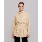 Рубашка женская MINAKU: Leather look, цвет молочный, размер 48  (артикул 4820787)  большой выбор товаров оптом и в розницу по низким ценам с доставкой