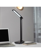 Светильник настольный, 8 Вт, 4000K, 550 Лм, 28,5x11x38,5 см, чёрный  (артикул 4855602)  большой выбор товаров оптом и в розницу по низким ценам с доставкой