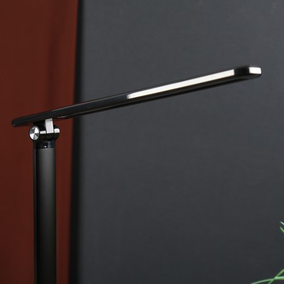 Светильник настольный, 8 Вт, 4000K, 550 Лм, 28.5×11×38.5 см, чёрный