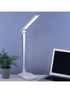 Светильник настольный СТ112 6-10W, LED, 28.5×11×38.5 см, белый - фото 122211197