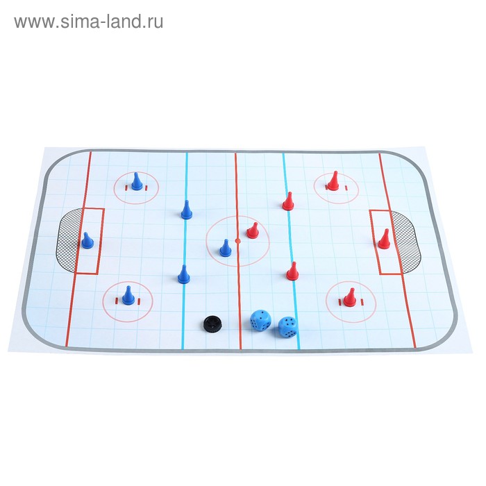 Настольная игра "Хоккей", поле 27 х 41 см - Фото 1