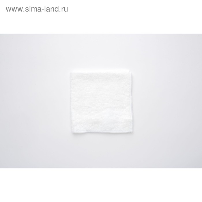 Салфетка из микрофибры EXTRA, универсальная, цвет белый, 38х40 см - Фото 1