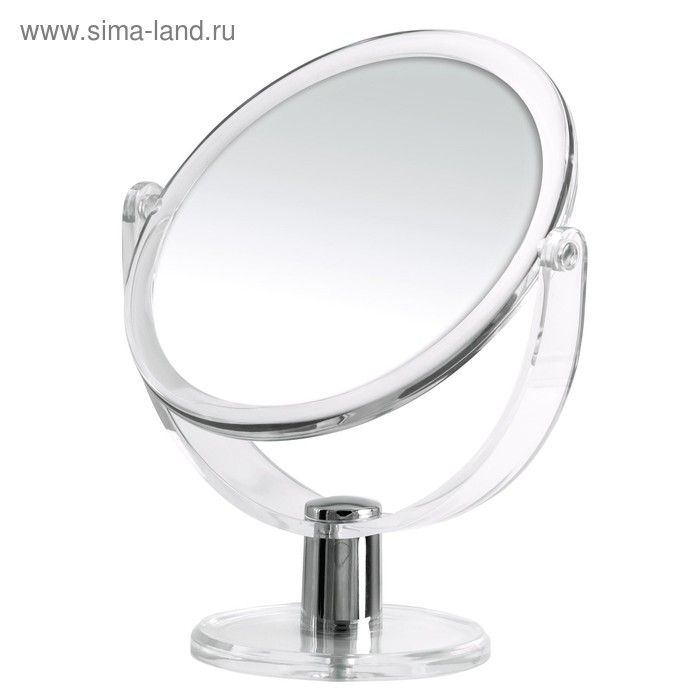 Зеркало косметическое настольное Kida RIDDER, прозрачное, 1х/3х- увеличение - Фото 1