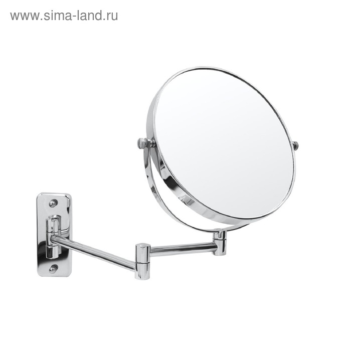 Зеркало косметическое подвесное Belle RIDDER, цвет хром, 1х/5х-увеличение - Фото 1