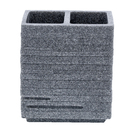 Стаканчик для зубной щётки Brick, цвет серый - фото 301734483